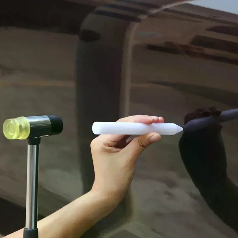 5Pcs/Set PDR Dent Removal Auto Repair Tool Car Dent Repair Kit White Nylon Pen Tap Down Pen Knock Down Tools Auto Hand Tools