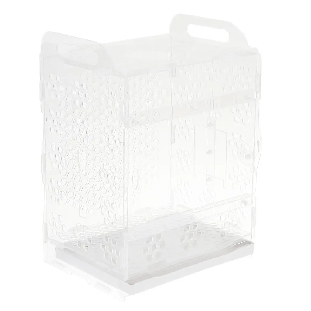 

Acrylic Bird Parrot Nest Large Breeding Box Bird Cage Accessories Transparent Birdhouse for Indoor Aviary Birds