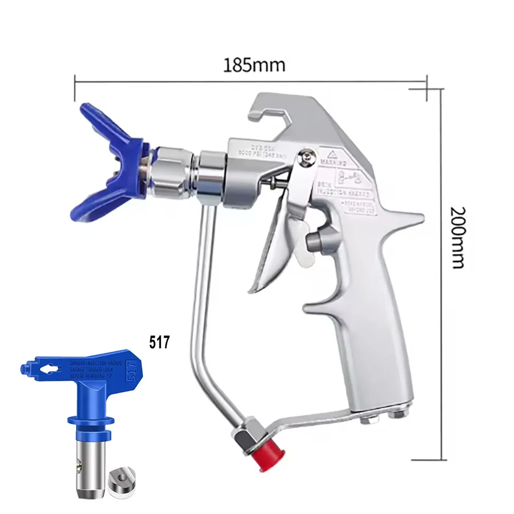 

3600PSI High-Pressure Airless Spray Gun, Equipped With 517 Nozzle Protective Cover, Suitable For Wagner Pump Airless Spray Machi