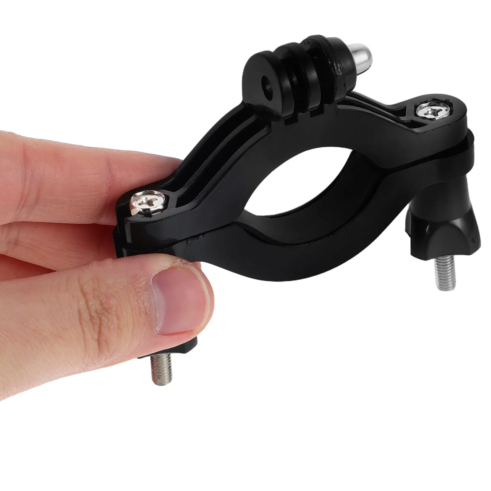 

Motorcycle Camera Mount Kit Bicycle Handlebar Clamp Action Camera Adapter Compact Lightweight Easy Install Adjustable Pivot Arm