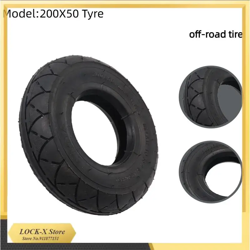 

8-inch tire electric scooter 200x50 outer tire suitable for electric scooter E100 E150 E200 tire parts