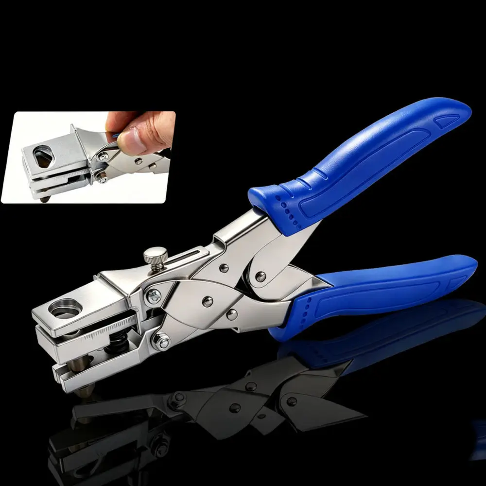 Heavy Duty T Slot Punching Tool For Dongxun Cardboard PVC Packaging Hanging Hole Manual Steel Applicator Pliers