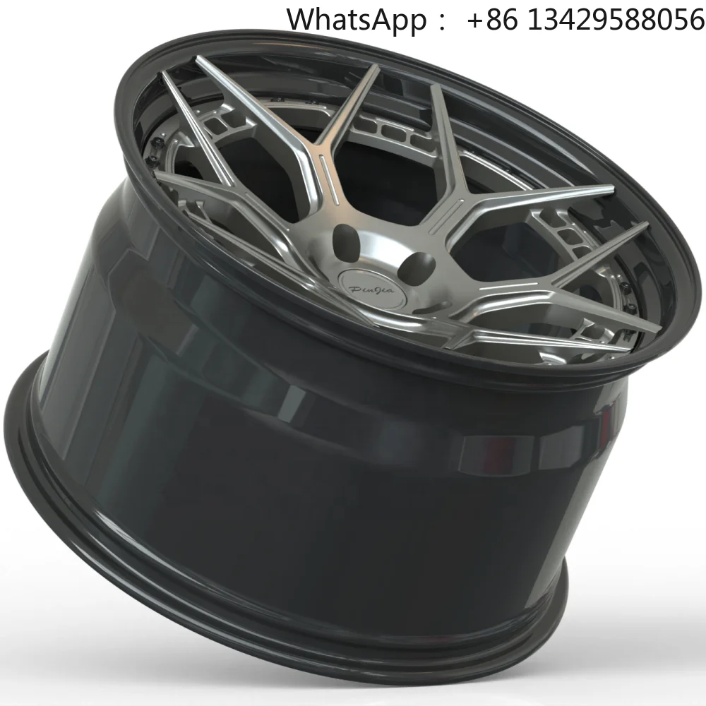 

18 19 20 21 22 Inch 5X115 5X130 6X139.7 Passenger Car Wheels Custom 2 Piece Forged Aluminum Alloy Car Rims