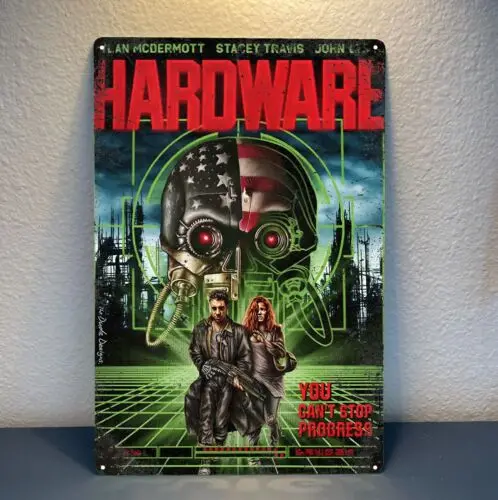 Hardware Movie Metallposter – Sammelbares Blechschild – Größe: 20 x 30 cm – Aluminium