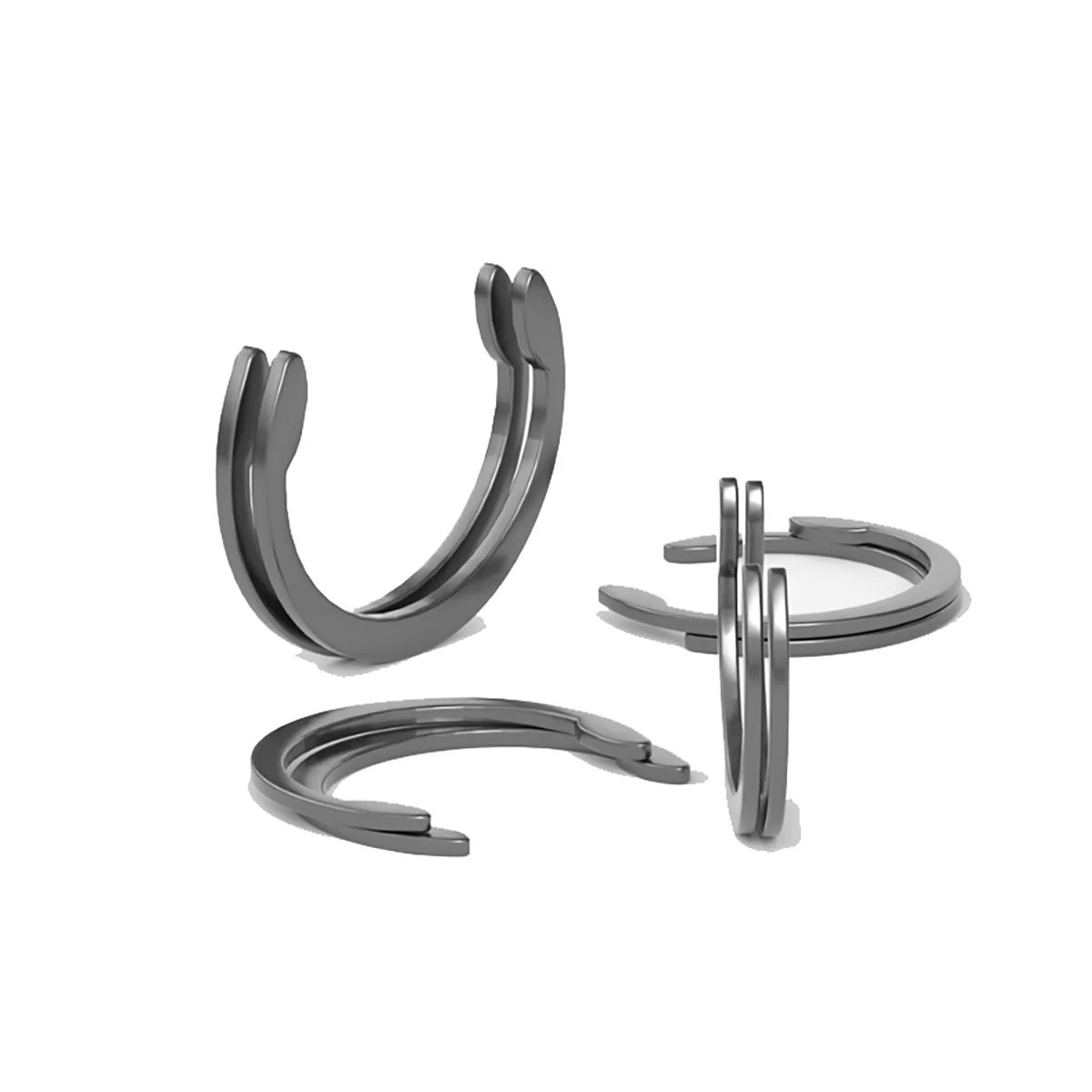 65 Manganese Steel C-Type Open Retaining Ring - Snap Ring Clamping Half-Round Circlip