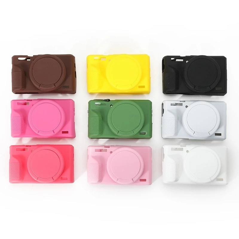 Silicone Case Compatible with Canon PowerShot G7X Mark III, Soft Shockproof Protective Camera Skin Cover for G7X III G7X3