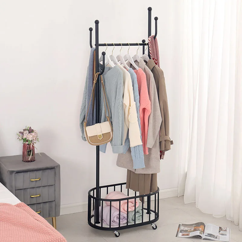 Boutique Stand Clothing Rack Rail Luxury Makeup Dressing Table Bedroom Furniture Percheros Para Ropa Library Furniture XF30XP