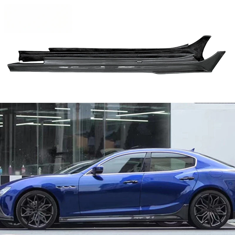 Hot Selling ASPEC Style Carbon Fiber Side Skirt Ghibli 2013-2017