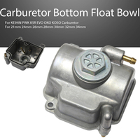 PWK Motorcycle Carburetor  Bottom Float Bowl Fit For KEIHIN PWK KSR EVO OKO KOSO Carburetor 21mm 24mm 26mm 28mm 30mm 32mm 34mm