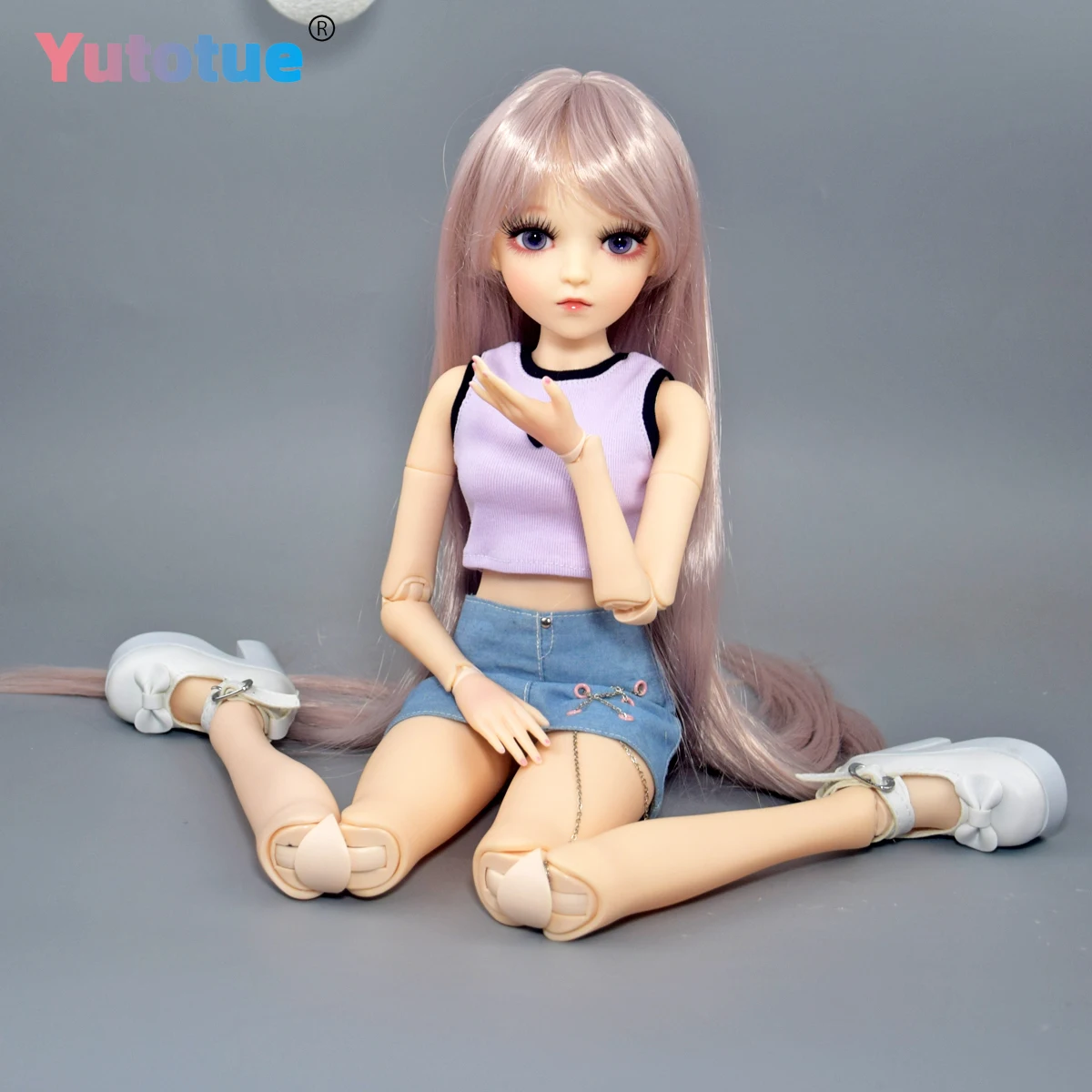 YUTOTUE-Muñeca de moda de 60cm de altura, muñeca de niña BJD 1/3, ojos de juguete cambiables, maquillaje mejorado realista