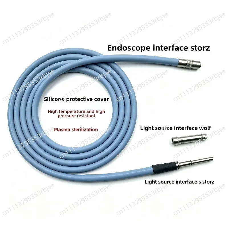 Medical Grade Fiber Optic Light Guide Cable Compatible with Wolf Storz Olympus Endoscope Light Source
