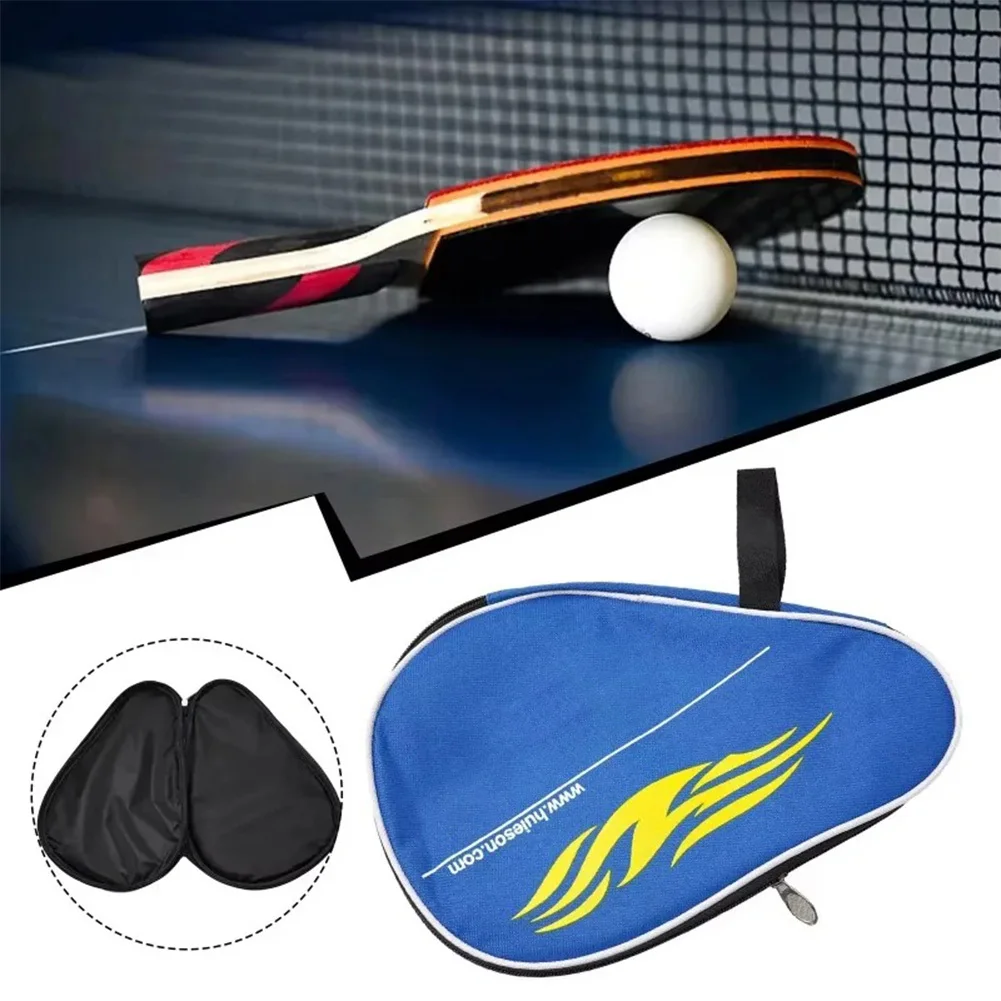 Table Tennis Bag Table Tennis Racket Case Cover Oxford Cloth Wear-resistant Dust Proof Full Protection PingPong Paddle Case