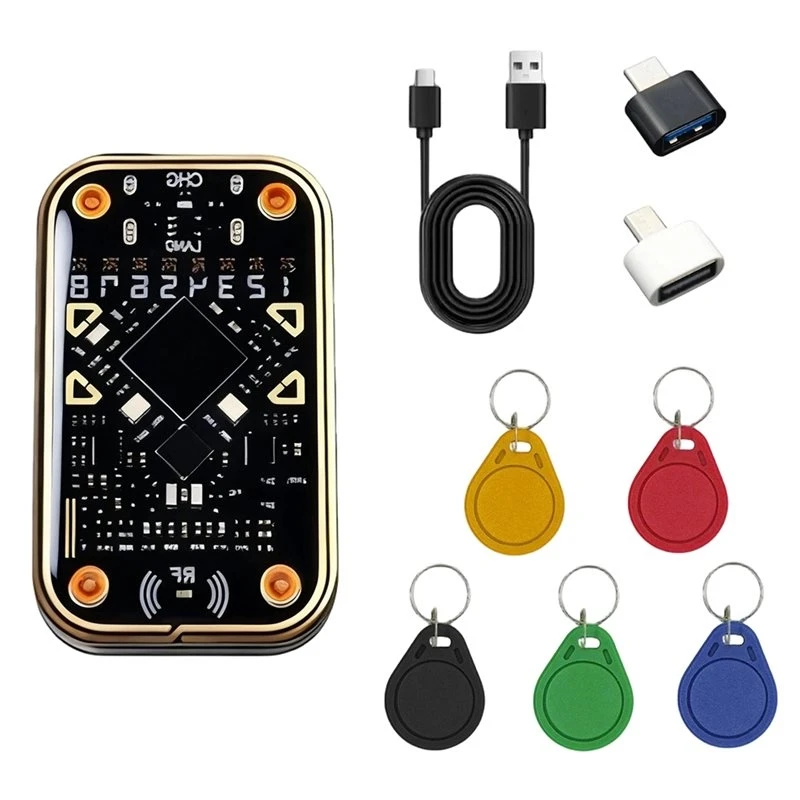 NFC Duplicator Chameleon Ultra V2.0 RFID Smart Chip Reader 5XUID Keychain 125Khz 13.56Mhz Card Decoder-Y41A