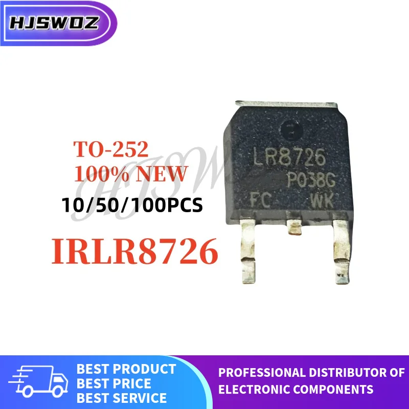 10-100PCS LR8726 IRLR8726 TO-252 86A 30V MOSFET Field effect tube Brand New In Stock