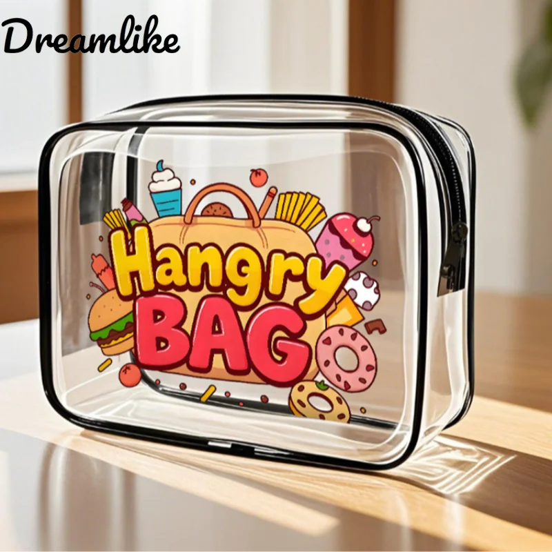 

Cosmetic Bag Women Large Capacity Travel Organizer Easy Wipe Clean Toiletry Pouch Daily Use Trip Toiletry PVC Travel Bag