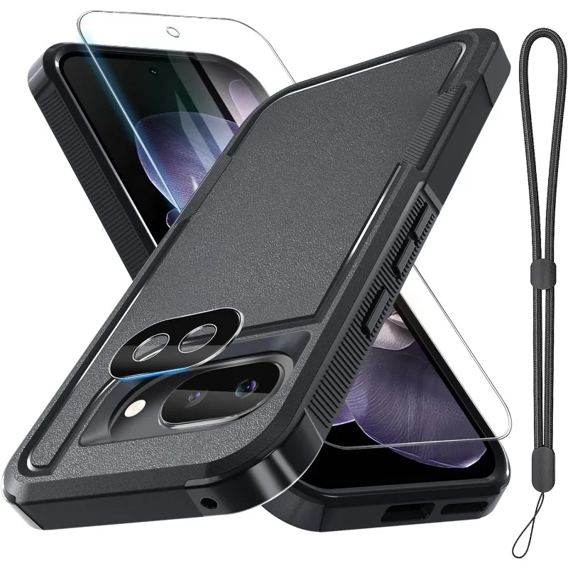 Military Grade Defender Armor + 2IN1 Lens and Screen Protector Film Case For Google Pixel 10/9A Pro XL 8 7 6 A/Pro OTT-BOX Cover