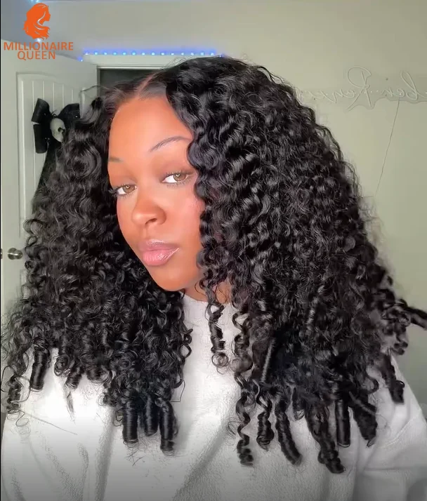 المليونير الملكة 100% شعر بشري لعذراء ملحقات 3C4A البورمية حزم الشعر المجعد مع اللوالب 1/2/3 قطعة على بيع التخليص #2