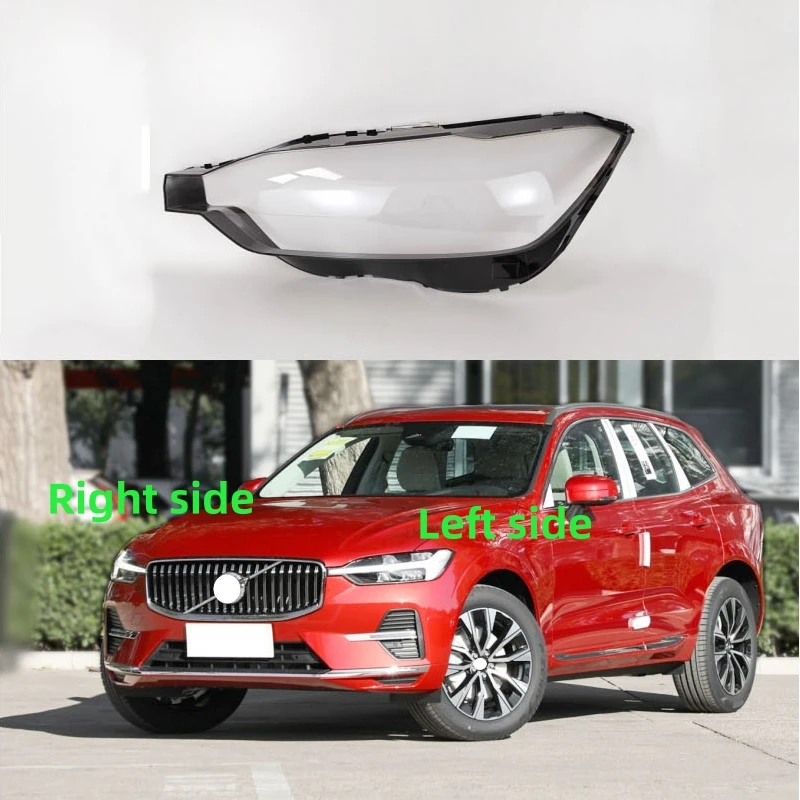 

For VOLVO XC60 2018 2019 2020 2021 2022 Car Headlight Shell Headlight Cover Headlamp Lens Headlight Glass Auto Shell Cover