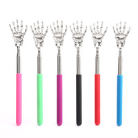 1 Piece Extendable Back Scratcher Portable Telescoping Metal Stainless Steel Back Scratchers Hand Massager