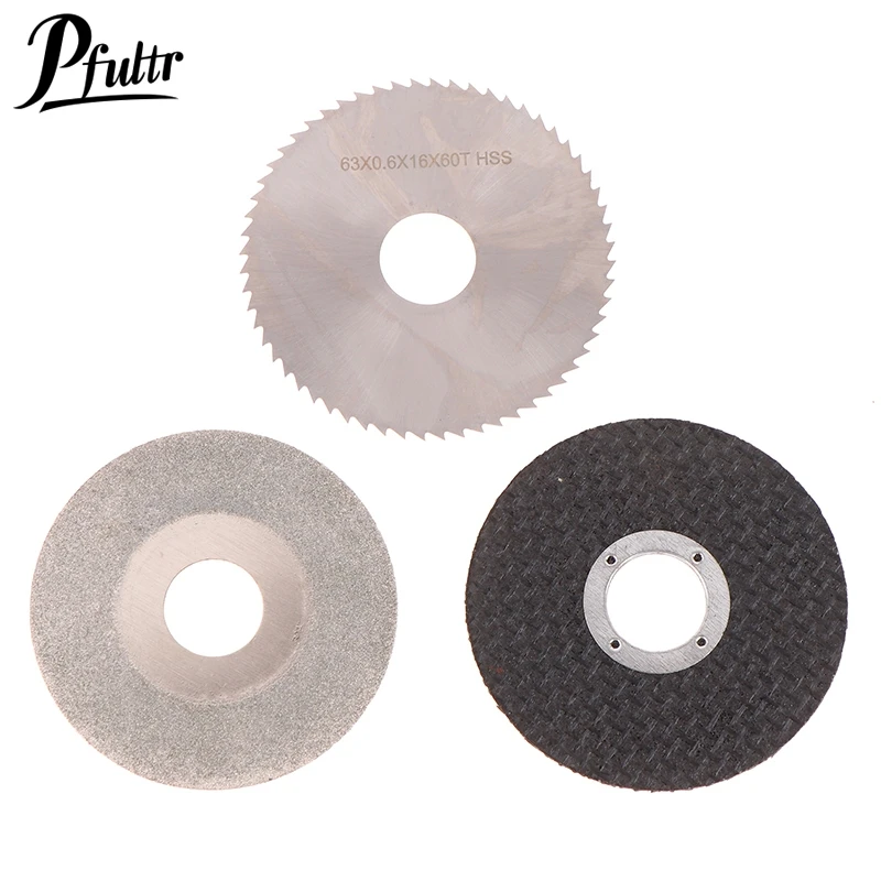 Mini Multifunctional Table Saw Blade 2.5inch Diameter 63mm Emery Resin Saw Blade Electric Saw Blade DIY Power Tools