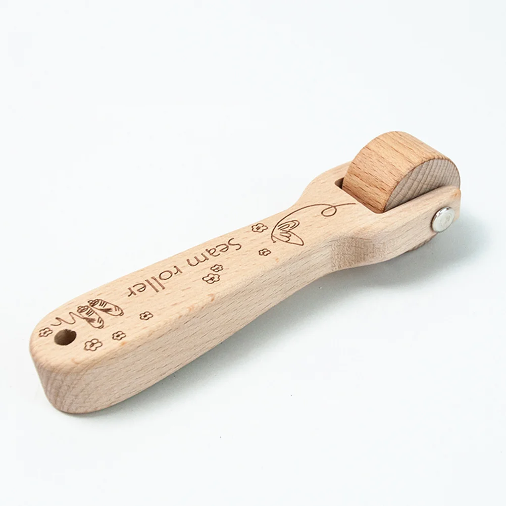 キルティング用木製プレスローラー縫製縫い目ローリングツール壁紙平滑化ハンドツールポータブル圧力ホイール縫製