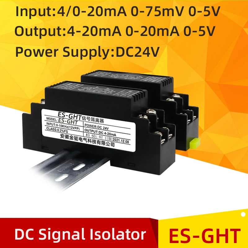 AC DC Current Voltage Transmitter AC/DC 0-10A 0-500V Input 0/4-20mA 0-5/10V Multiple Input Multiple Output Current  Transducer