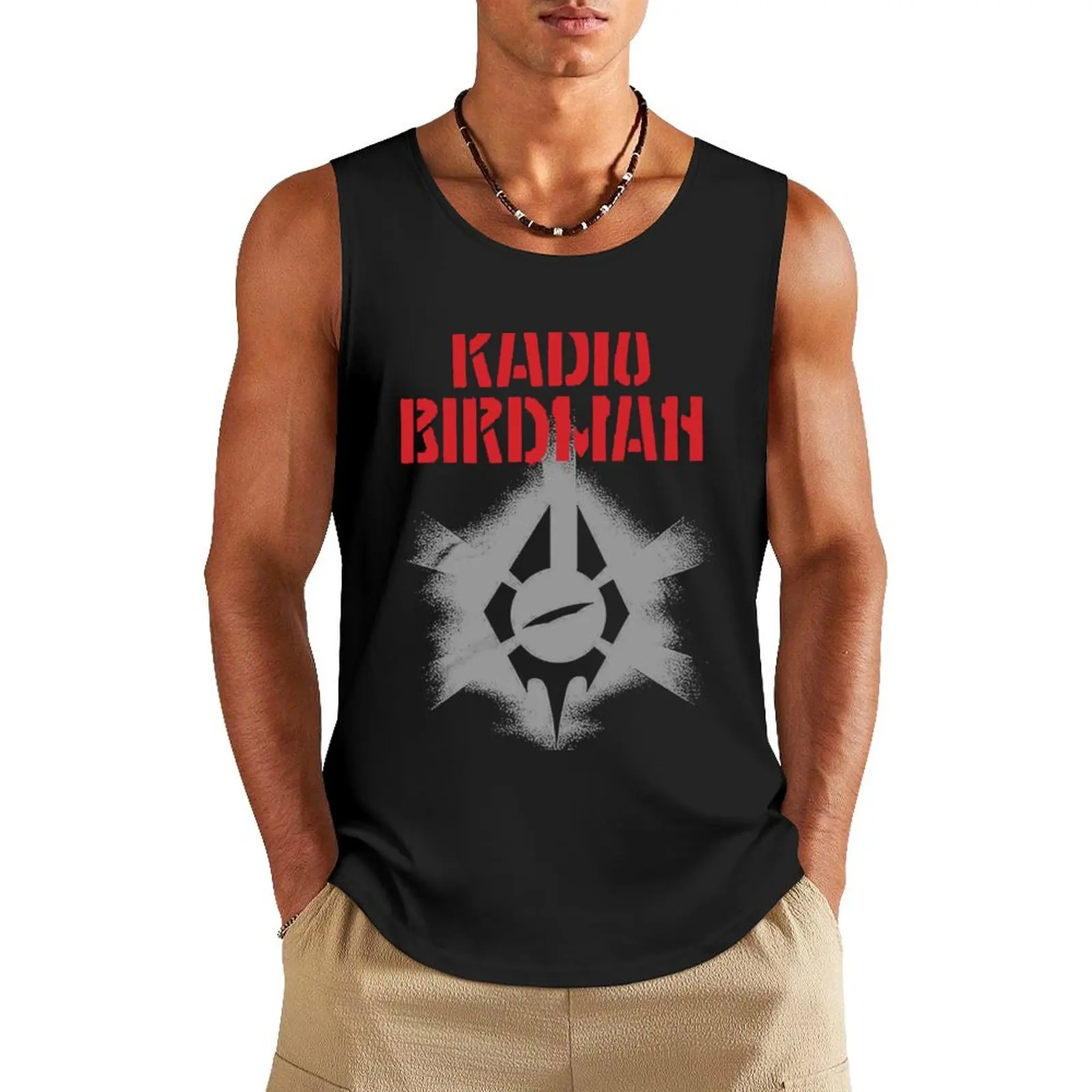 

Birthday Gift Wonderful Memory Radio Birdman Gift Music Fans Tank Top sleeveless man shirts Men's gym clothing