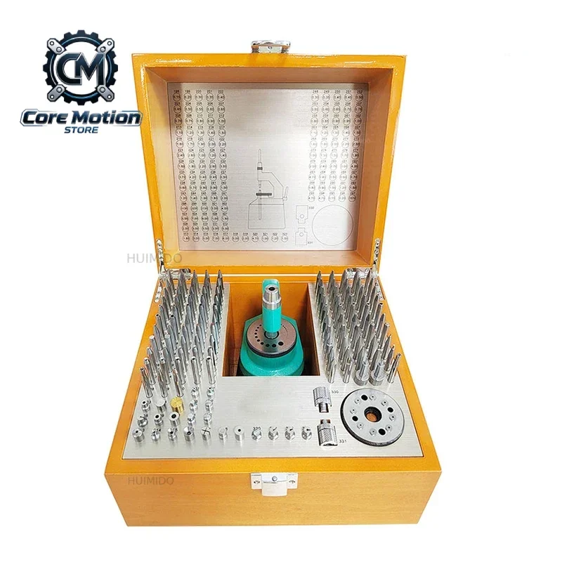 Watch Maintenance Tool High-quality 130PC Punches Punching Table Set Swing Wheel and Shaft Disassembly Watch Repair Staking Tool