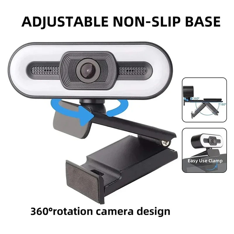 Xiaomi Portable Full HD 1080P 2K 4K Webcam PC Laptop Auto Focus Webcam Live Streaming With Microphone Live Broadcast withLight image 5
