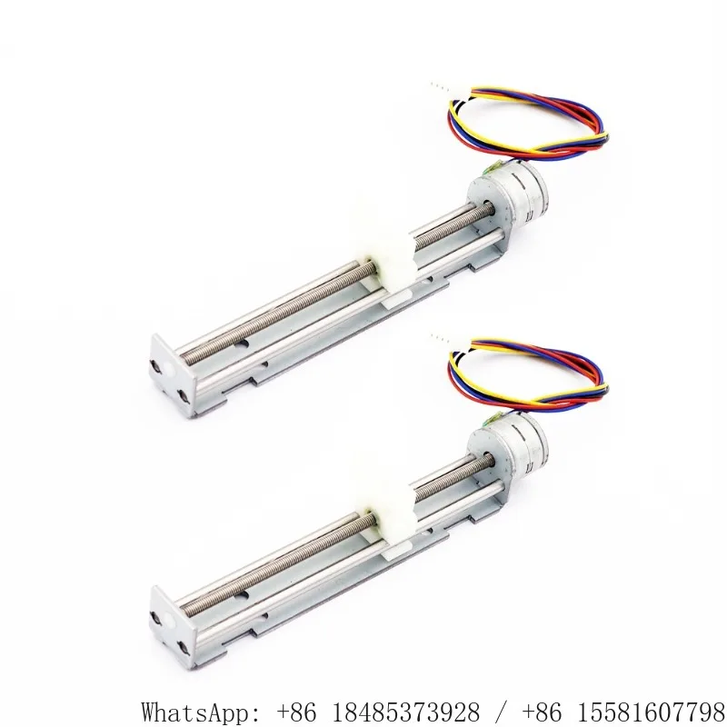 SM1504 Linear Stepping Motor 4 Phase, Mini Screw Rod Linear Motion Stepper Motor Slide Module