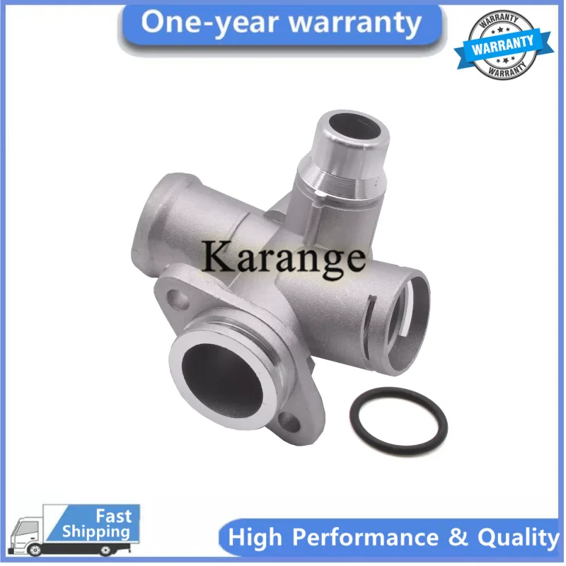 

06D121132C 06D121132A New Aluminium Engine Water Pipe Coolant Flange for Audi A4 B7 2.0 A6 C6 2.0