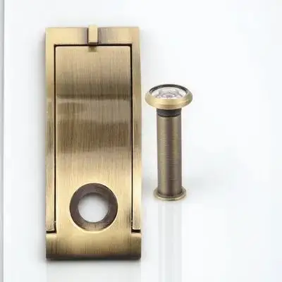 

Zinc Alloy Knocker 322 Green Durable Rust Resistant Peephole Viewer Door Knocker And Viewer Front Door Security Hardware