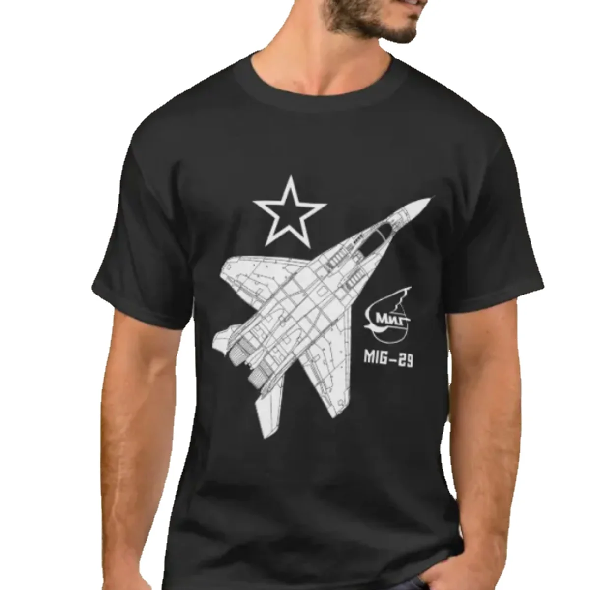 

Russian Mig 29 Fulcrum Jet Fighter T-Shirt. Summer Cotton Short Sleeve O-Neck Mens T Shirt New S-3XL