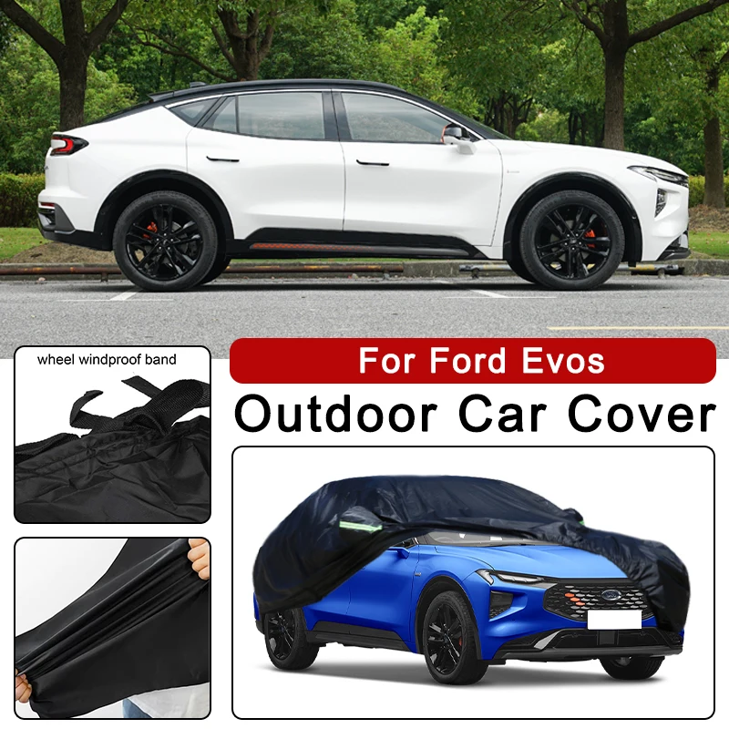 

Автомобильный чехол для Ford Evos — защита всего тела на открытом воздухе, водонепроницаемый, пылезащитный, термостойкий, всесезонные внешние аксессуары