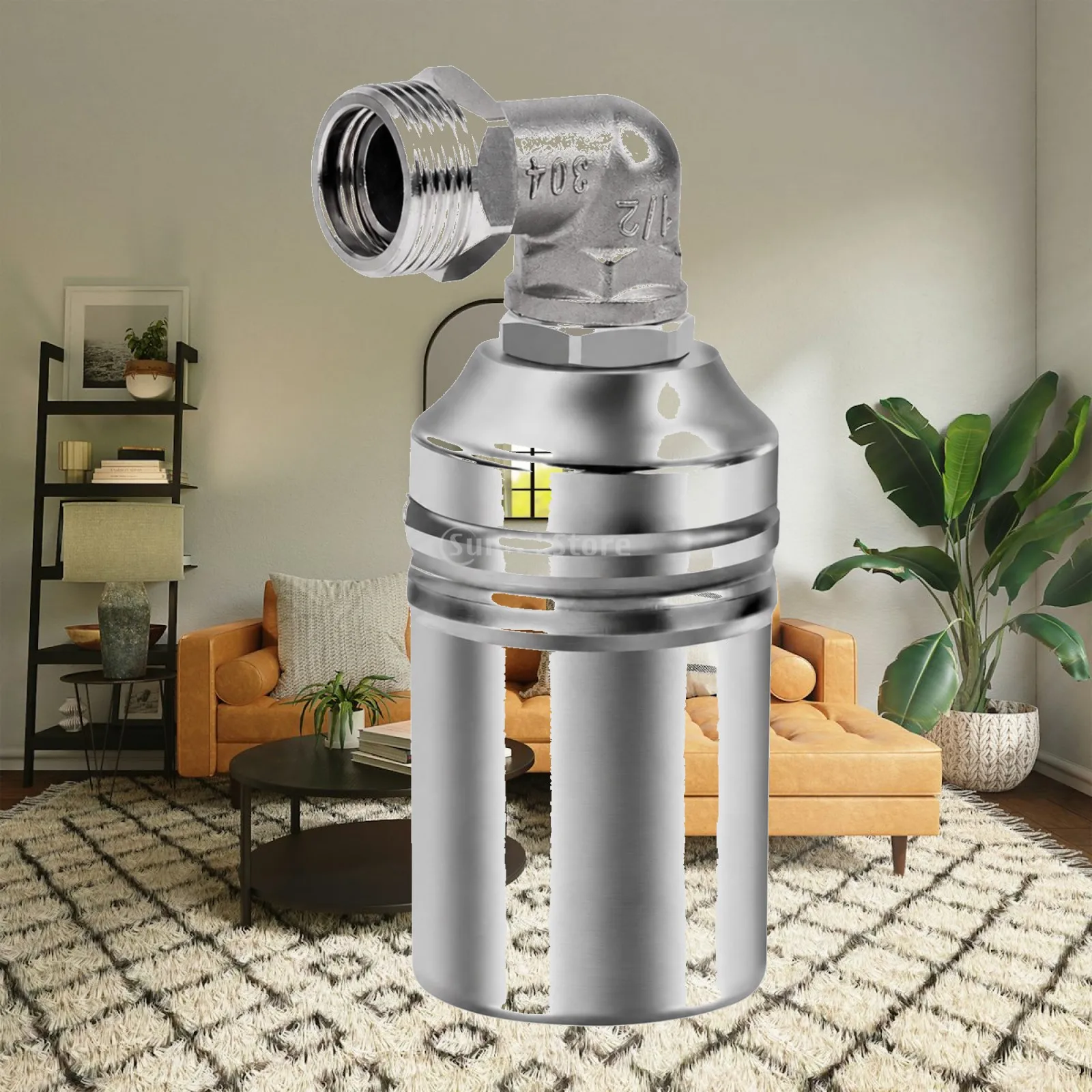 Water Tank Float Valve 304 Stainless Steel Mechanical Water Level Control Valve for No Power Areas