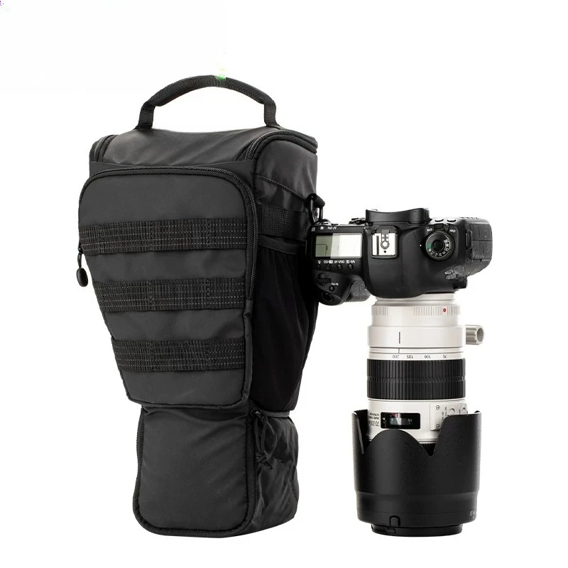 Camera bag SLR micro-single triangle bag shoulder portable multi-function kit backpack