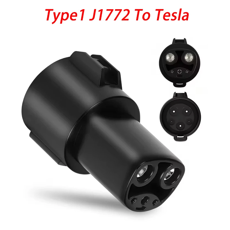 

Адаптер EV Type1 J1772 для адаптера зарядного устройства Tesla 80A 240 В переменного тока для модели 3/S/Y/X преобразователь зарядки электромобиля