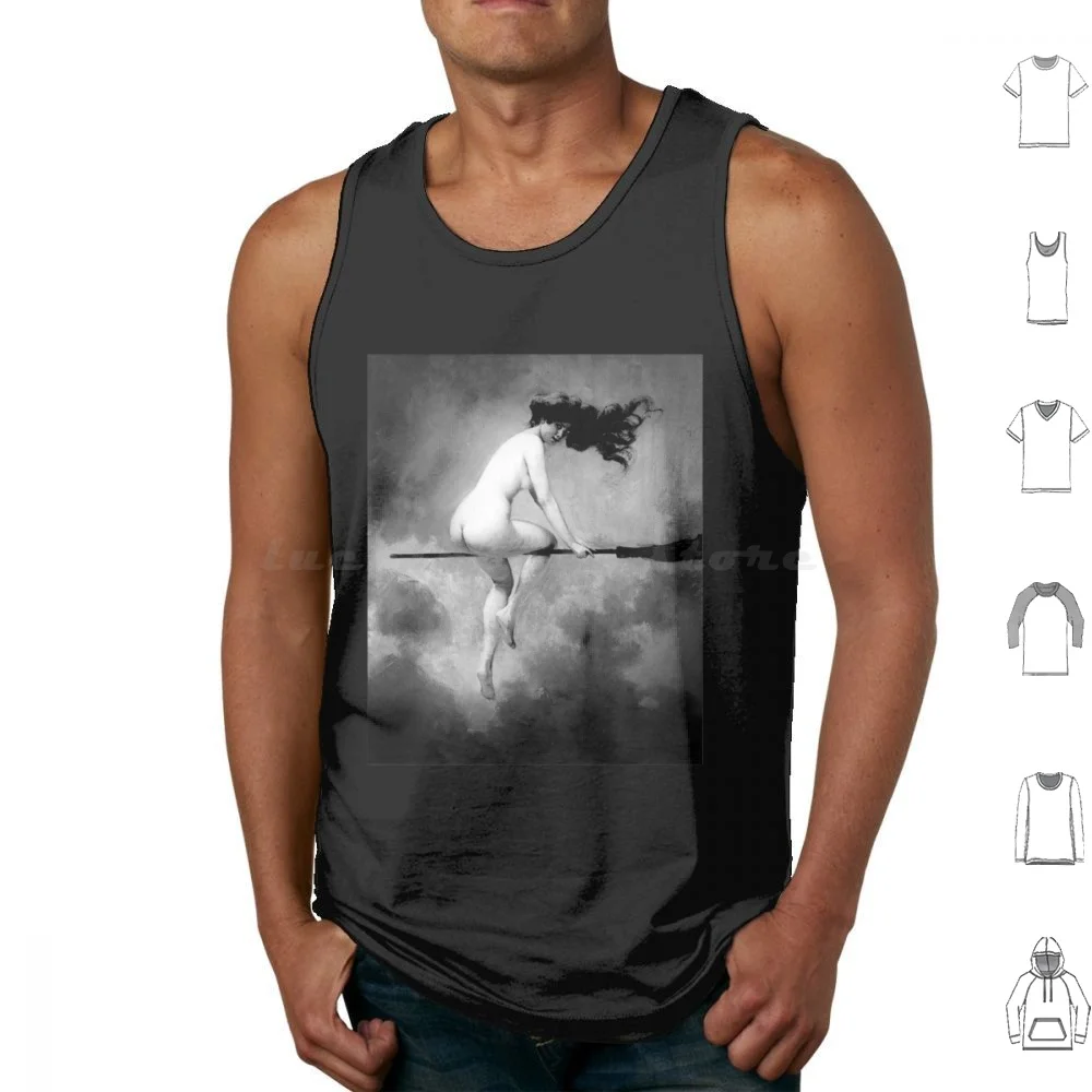 Départ Pour Le Tank Tops Vest Sleeveless Satanic Satan Baphomet Satanic Temple Satanist Satanism Lucifer Pentagram Devil