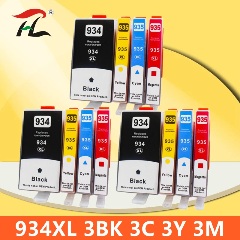 For HP 934XL HP 935XL ink Cartridges 934XL 935XL 934 935 for hp934 For HP Officejet Pro 6812 6830 6815 6835 6230 6820