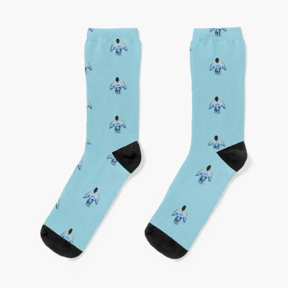 Phil Foden City Celebration 47 Socks winter thermal sports and leisure Socks Woman Men's