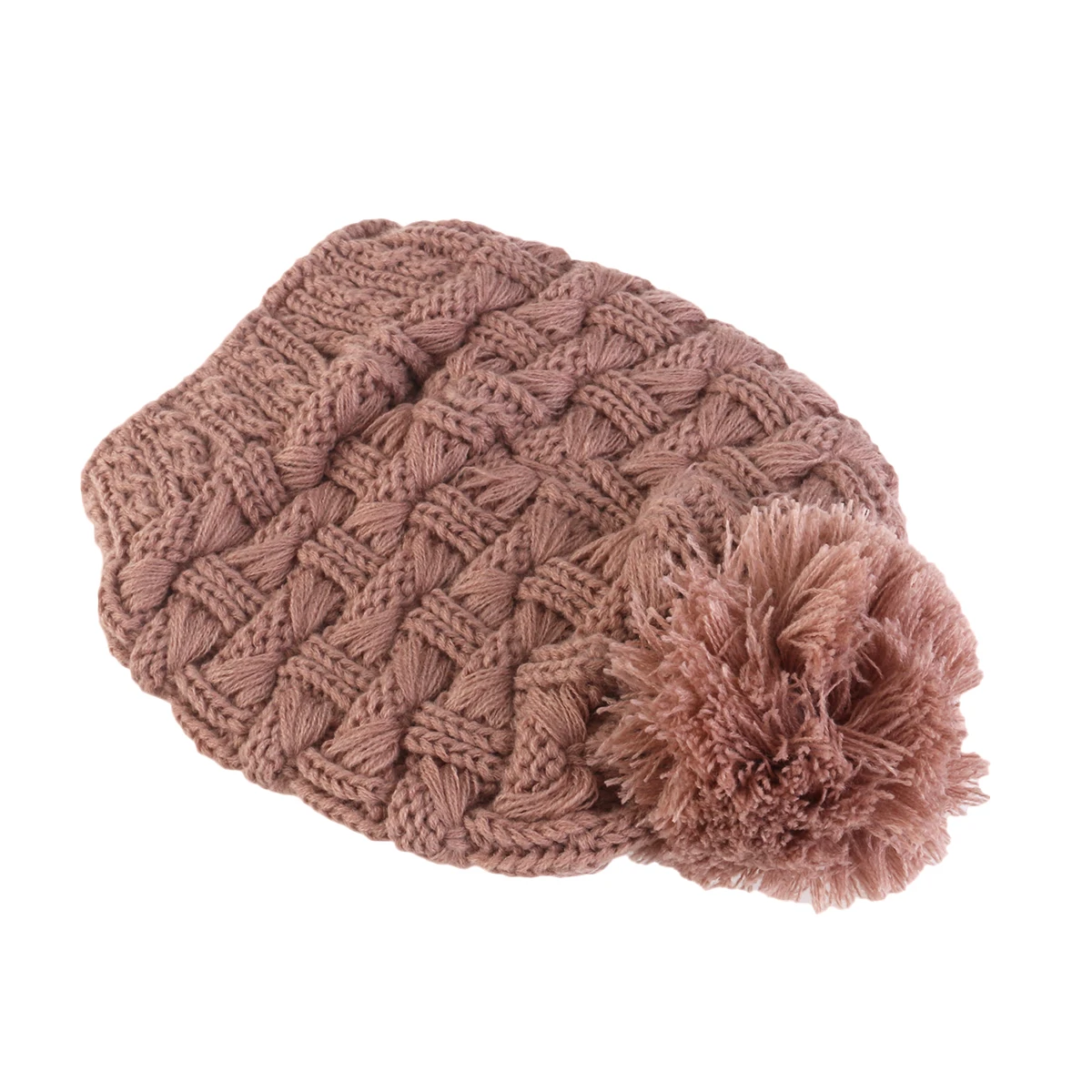 

Warm Hat Scarf Set Knitted Cotton Women Hats Scarves Soft Comfortable Durable Long Lasting Matching Gifts Snowy Days