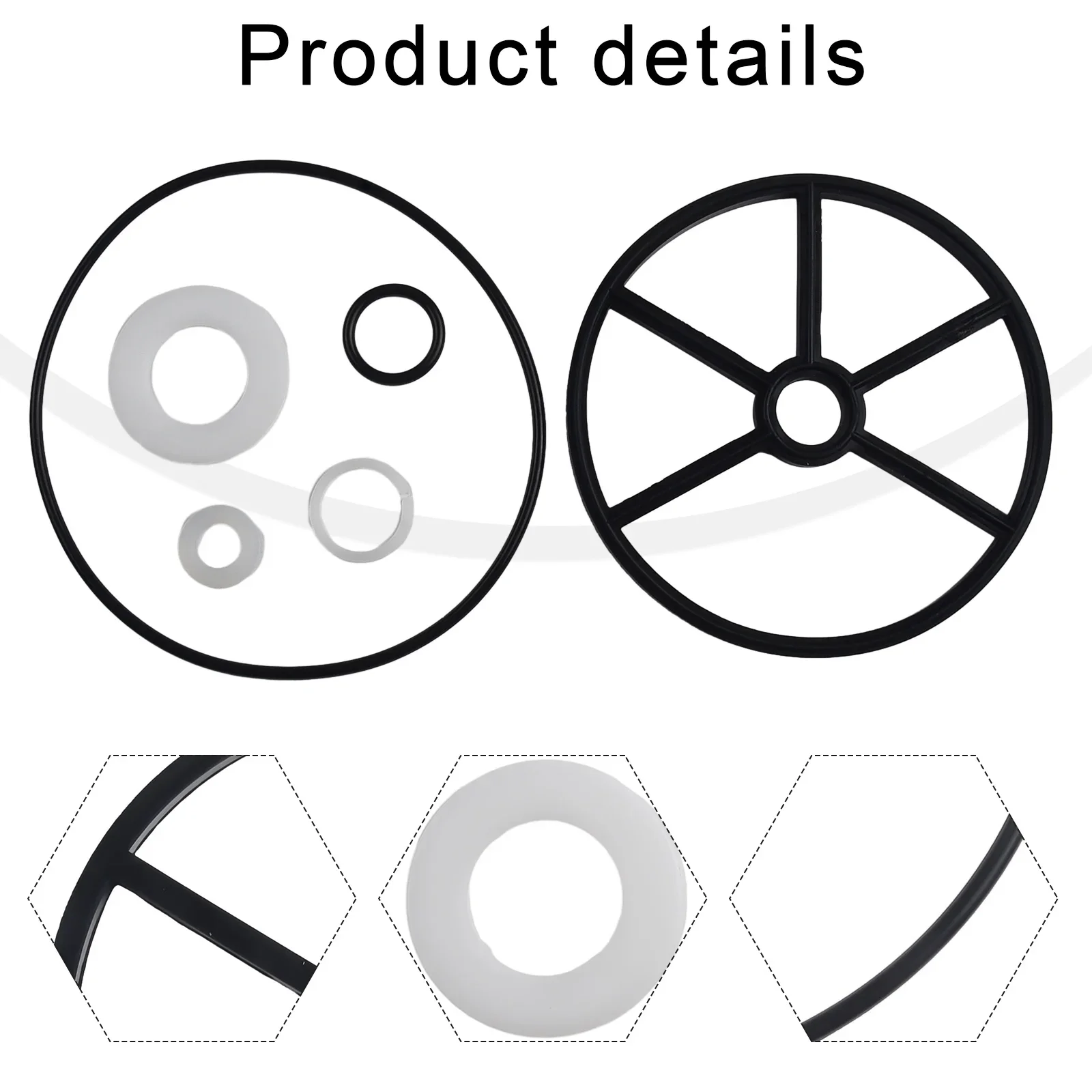 Kit de vedação de junta de aranha de válvula de filtro de piscina de alto desempenho para Hayward SP0710 Vario Flo Durabilidade e eficiência