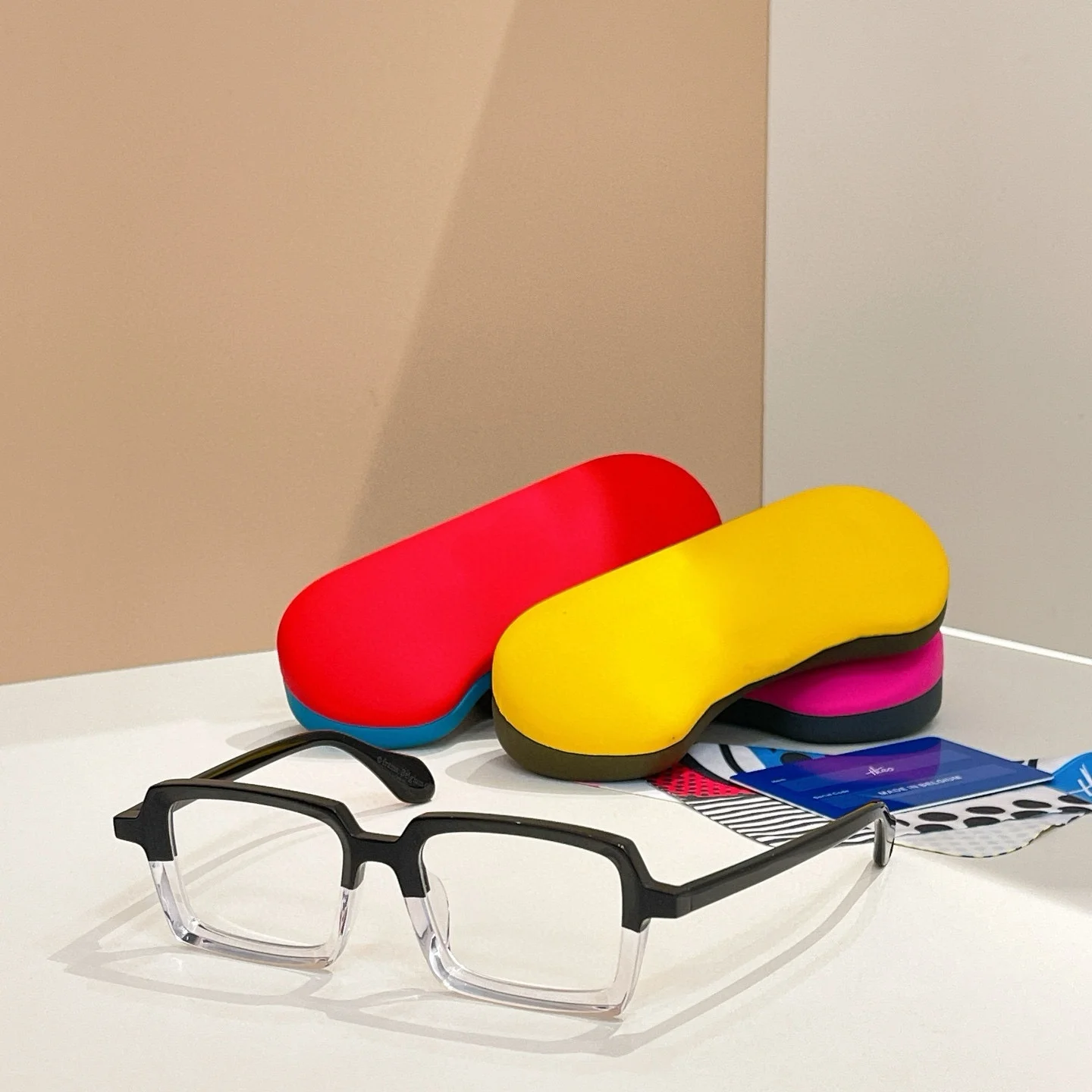 Belight البصرية إيطاليا خلات اليدوية جودة بلجيكا تصميم النساء الرجال مع حافظة النظارات إطار نظارات Mille + 86