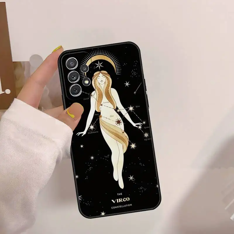 Witch Moon Tarot Mystic Totem Phone Case For Samsung S30 Ultra S20 S8 S9 S10 E Fe Lite S21 Plus Funda Mobile Phone Accessories