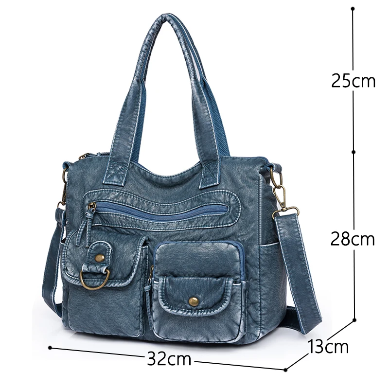 Fashion Luxury Handbags Imitation denim leather Women Bags Designer High Quality Tote bags Crossbody bag for Women Shoulder Bags