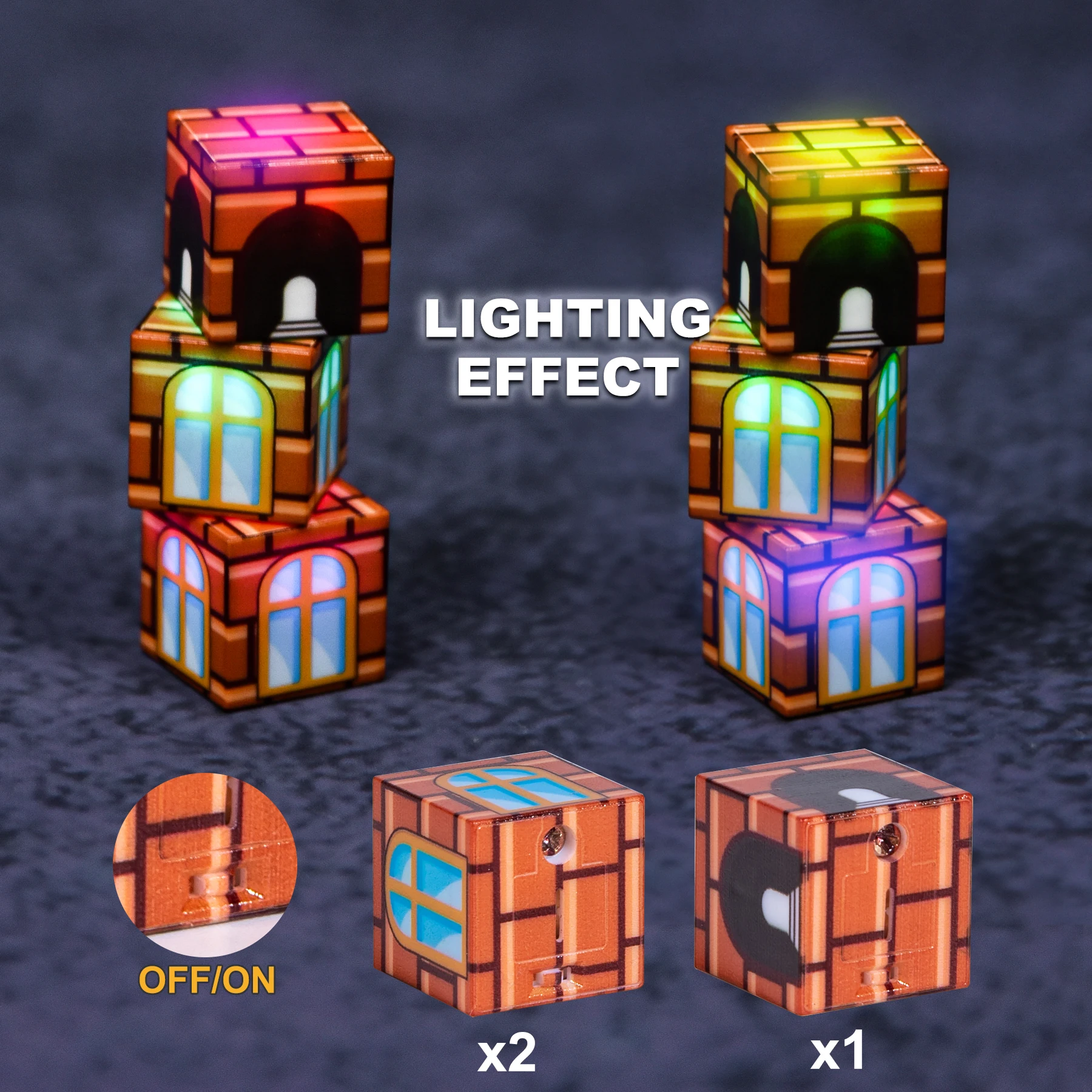 Unilabo 137 قطعة مكعبات بناء مغناطيسية مضيئة، ألعاب لعبة الجذعية المحدثة Super Bro 2025، هدايا عيد الميلاد للأطفال 3+