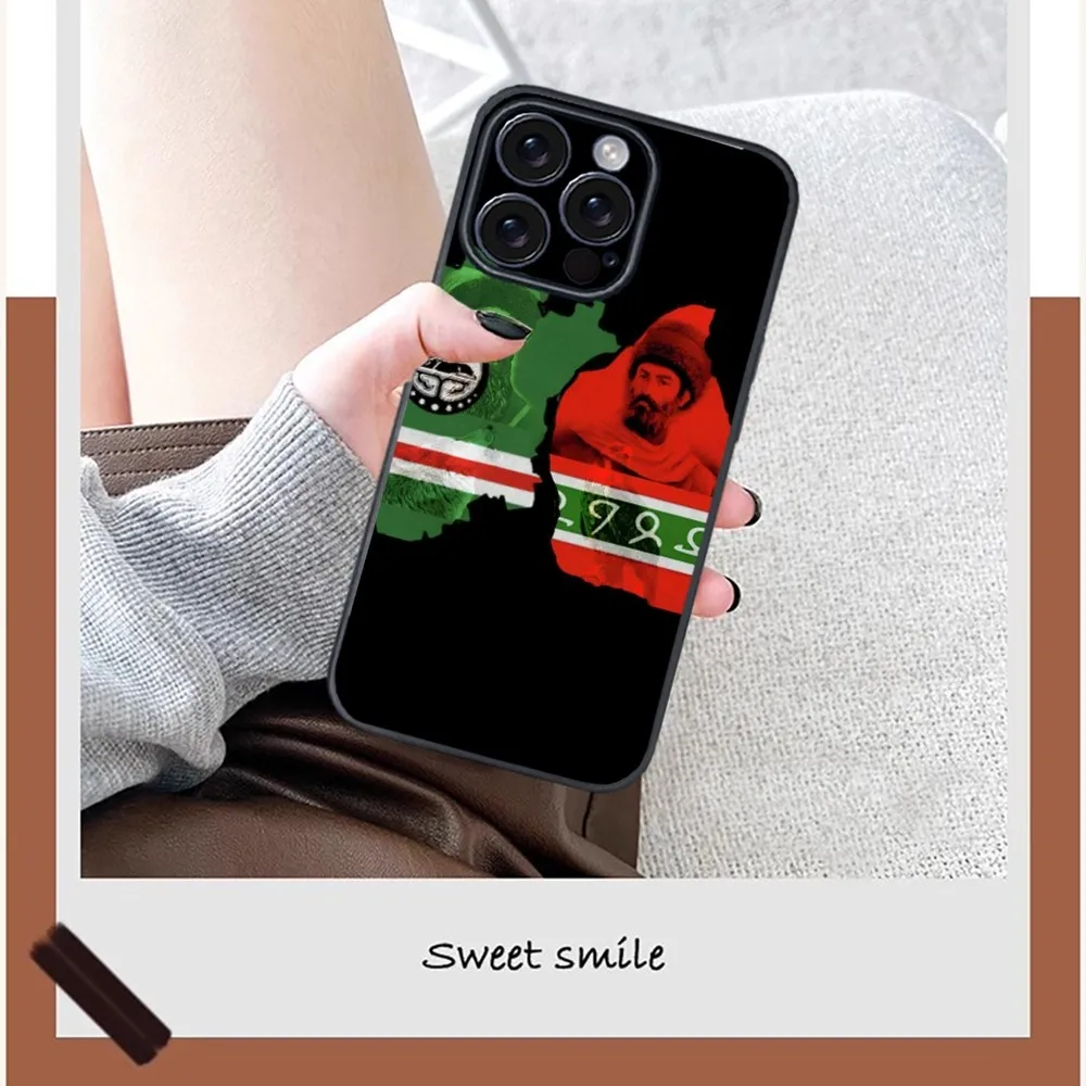 Chechen NationalES Flag Phone Case For iPhone 16 15 14 13 12 11 PRO MAX PLUS Mini TPU Soft to Skin-friendly case