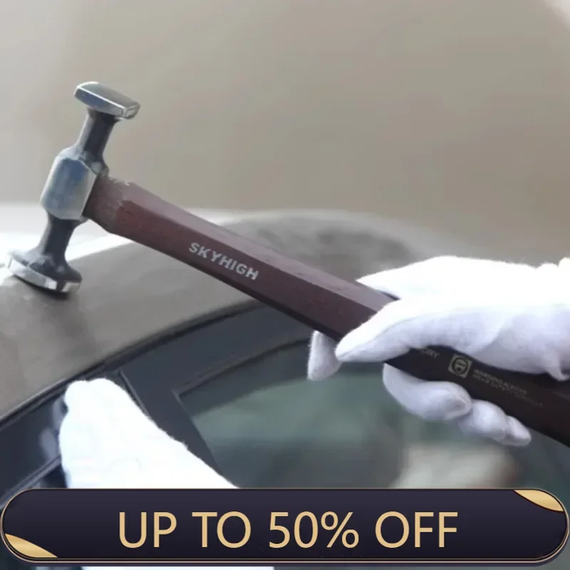 

High-carbon Steel Walnut Handle Professional Hammer Flat Head Vehicle Maintenance Repair Hammer Multifunctional Hand Tools