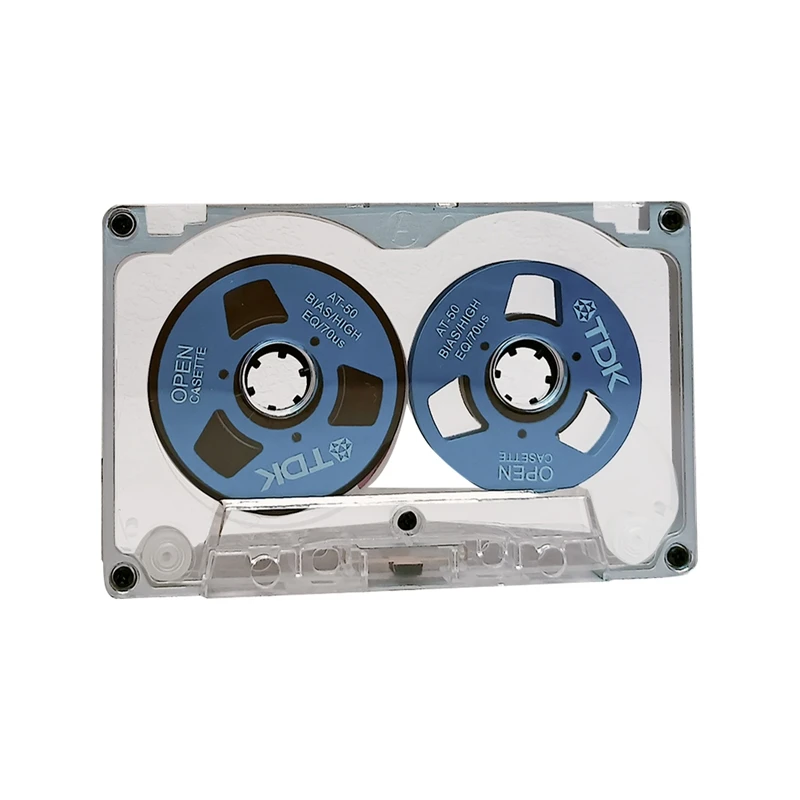 55 Minute Blank Tape Disk Double-Sided Metal Small Open Disk Blank Cassette Tape Tape Disk