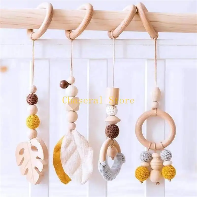 E7CE Baby for Play Gym Fitness Rack Pendant Children Room Hanging Ornaments Teething Toy Baby Shower Gift for Newbo
